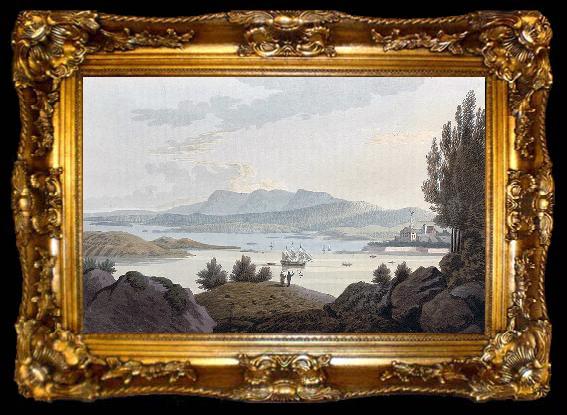 framed  John William Edy View from Egeberg, ta009-2
